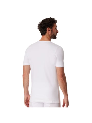 Schiesser T-Shirt 2er Pack in Weiß