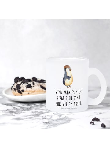 Mr. & Mrs. Panda Tasse Wenn Papa es nicht reparieren kann, sind ... in Transparent