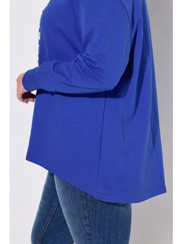 Sweatshirt in mittelblau