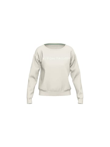 Tom Tailor Sweatshirt in Hellgrau
