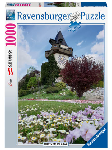 Ravensburger Uhrturm in Graz 1000p