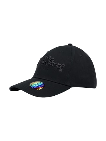 Carlo Colucci Baseball Cap Elezi in Schwarz