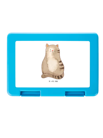 Mr. & Mrs. Panda Bento Box Katze Sitzen ohne Spruch in Weiß