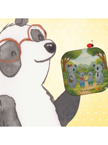 Mr. & Mrs. Panda Untersetzer Koala Familie zwei Design ohne Spruch in Weiß