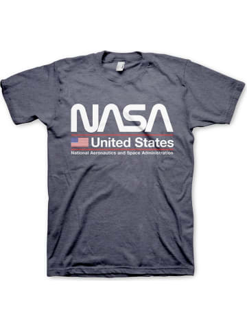 Nasa T-Shirt in Blau