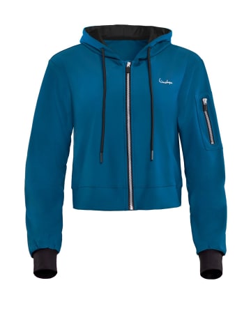 Winshape Functional Comfort One Pocket Jacket J009C in teal green