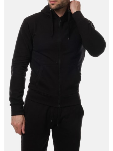 HopenLife Sweatjacke RIXE in Schwarz