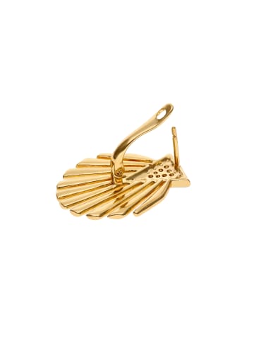 IZIA Women Latch Back Earrings in Rose Gold Red