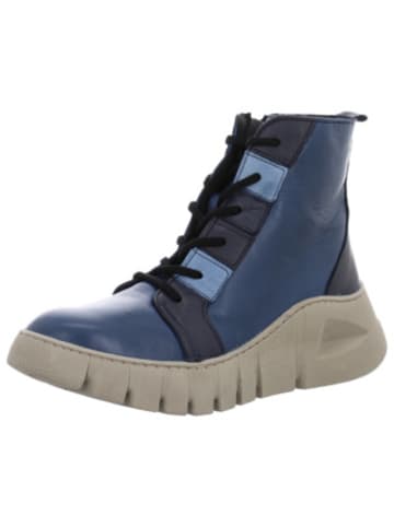 Gemini Schnür-Stiefeletten für Damen in unifarben in uni