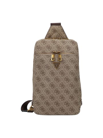 Guess Milano Umhängetasche 33 cm in beige-brown-blue