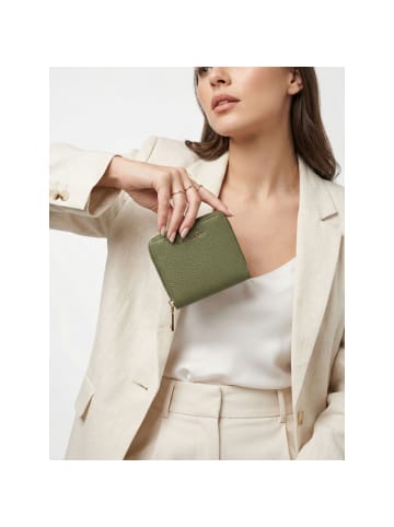 Lazarotti Bologna Leather Medium Zip-Around Geldbörse Leder 10 cm olive