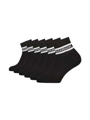 alife and kickin Socken 6 PACK - EnnyAK in black