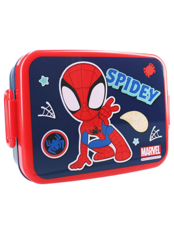 Marvel Spiderman Kinder Lunchbox – Robuste Brotdose in Dunkelblau