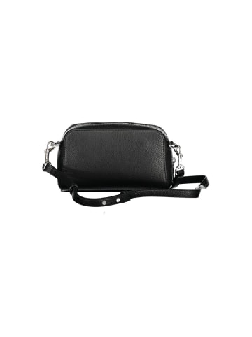 Tommy Hilfiger Schwarze Polyurethan-Schultertasche