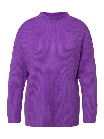 Ulla Popken Oversized-Pullover in violett