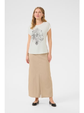Kaffe T-Shirt kurzarm BPmally Loose fit in Chalk