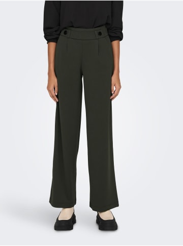 JACQUELINE de YONG Marlene Hose Schlupf Stoffhose GEGGO New Long Culotte Flare Pants in Grün-3