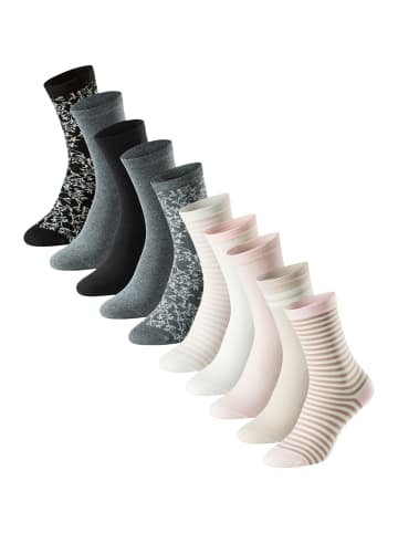 Schiesser Socken Bluebird in Grau / rosa