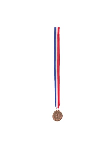 relaxdays 12 x Medaille "1,2,3 Platz" in Mehrfarbig