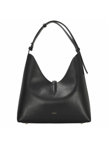 Furla Goccia M Hobo - Schultertasche 30.5 cm (marshmallow) in nero