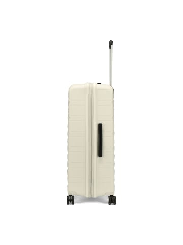 D&N Travel Line 4700 4 Rollen Trolley 78 cm mit Dehnfalte cream white