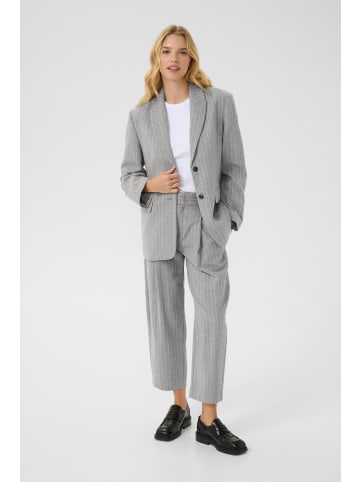 PART TWO Blazer SomayaPW Lockere Passform in Medium Grey Pinstripe