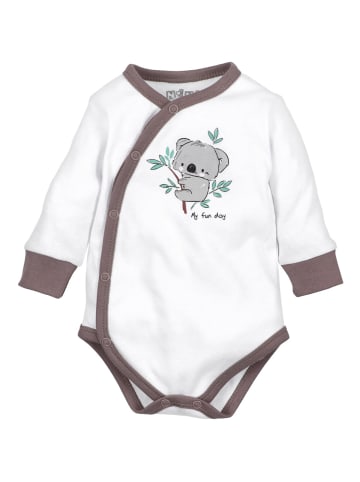 Nini Langarmbody Koala in weiss