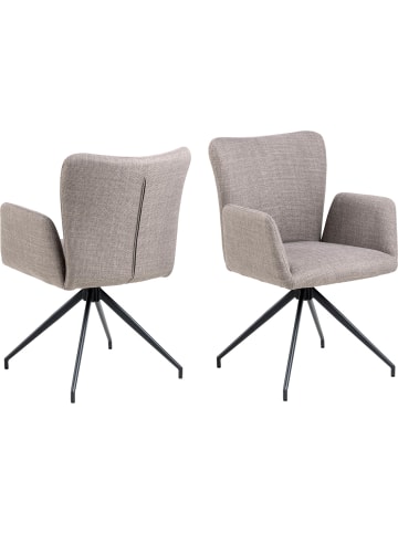 ebuy24 Esszimmerstuhl Laura Braun 2er Set