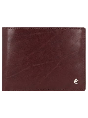 Esquire Toscana Geldbörse RFID Schutz Leder 12.5 cm in coffee