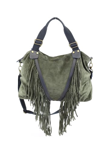 collezione alessandro Fransentasche " Antonia " in grün