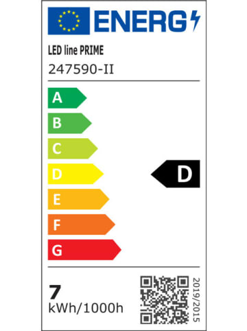 LED Line LED Line Prime LED BIRNE E27 7W 2700K 1000LM 170-250V G45 in Weiß