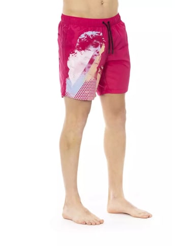 Bikkembergs Fuchsia Polyester Herren Bade Kurz