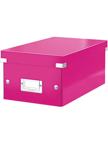 Leitz Ablagebox Click & Store DVD pink