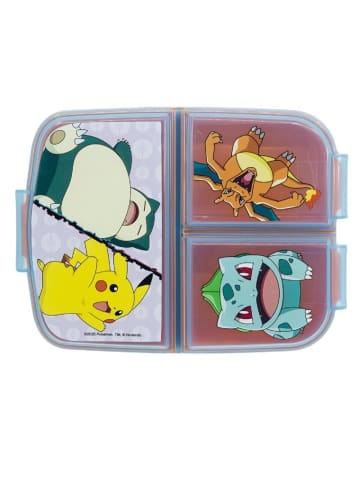 Pokémon Kinder Brotdose Lunchbox mit 3 Fächern & tollem Design