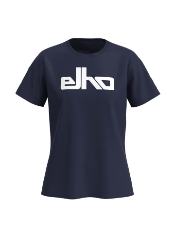 elho T-Shirt LAUSANNE 89 in blau-schwarz