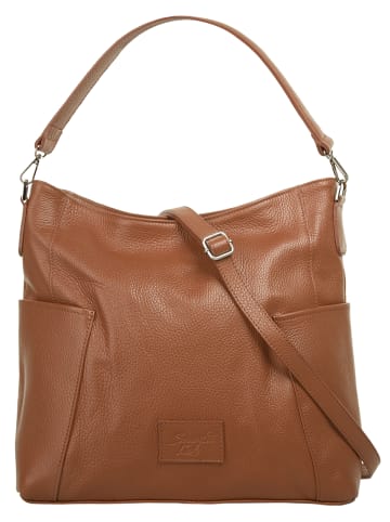 Samantha Look Shopper echt Leder in cognac