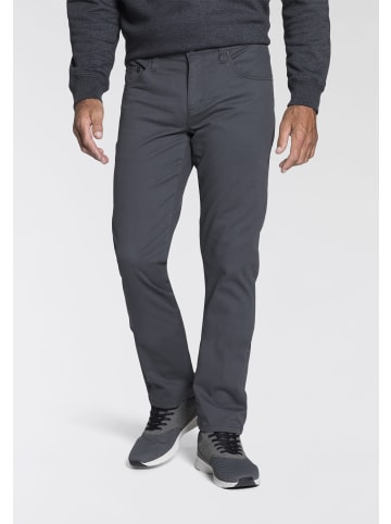 Man's World 5-Pocket-Hose in grau-blau