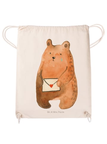 Mr. & Mrs. Panda Jutebeutel Bär Vermissen ohne Spruch in Creme