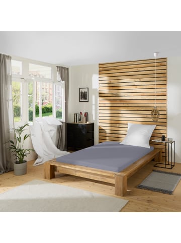 REDBEST Single-Jersey Spannbettlaken Pittsburgh in grau