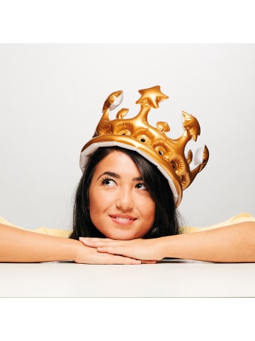 Butlers Partykrone AIR Royal aufblasbar in Gold