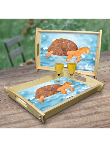 Mr. & Mrs. Panda Serviertablett Schildkröte MHerzieren ohne Spruch in OZeichenanblue