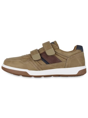VAN HILL Sneaker low Jamie in Khaki Dunkelblau