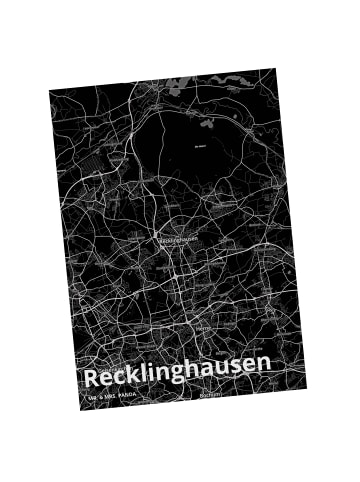 Mr. & Mrs. Panda Postkarte Recklinghausen mit Spruch in Keine Angabe