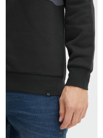 BLEND Sweatjacke BHBlock 20715513  Sweatjacke mit hochschließendem Kragen in nachtschwarz