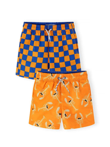 Minoti 2-er Pack Badeshorts 29SWIM250 in orange