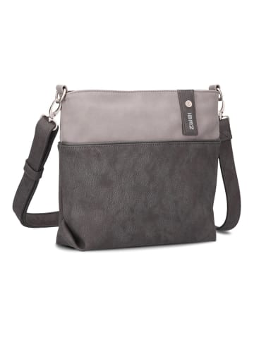 Zwei Jana Umhängetasche 27 cm in nubuk stone