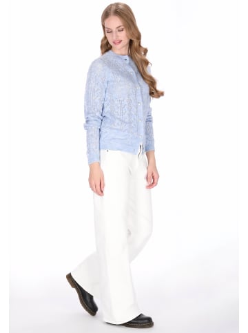 DreiMaster Women Cardigan in light blue melange