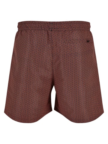 Urban Classics Badeshorts in navygeometric