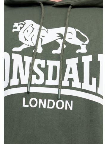 Lonsdale Hoodie "Sherborne" in Grün