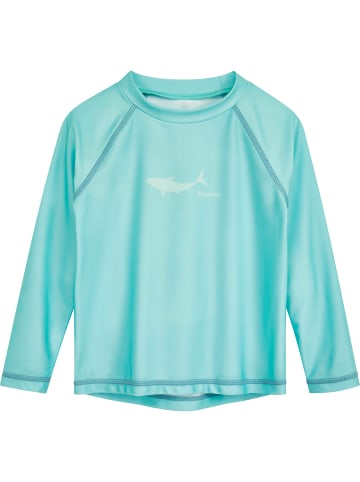 Playshoes UV-Schutz Bade-Shirt 1/1-Arm Hai in türkis